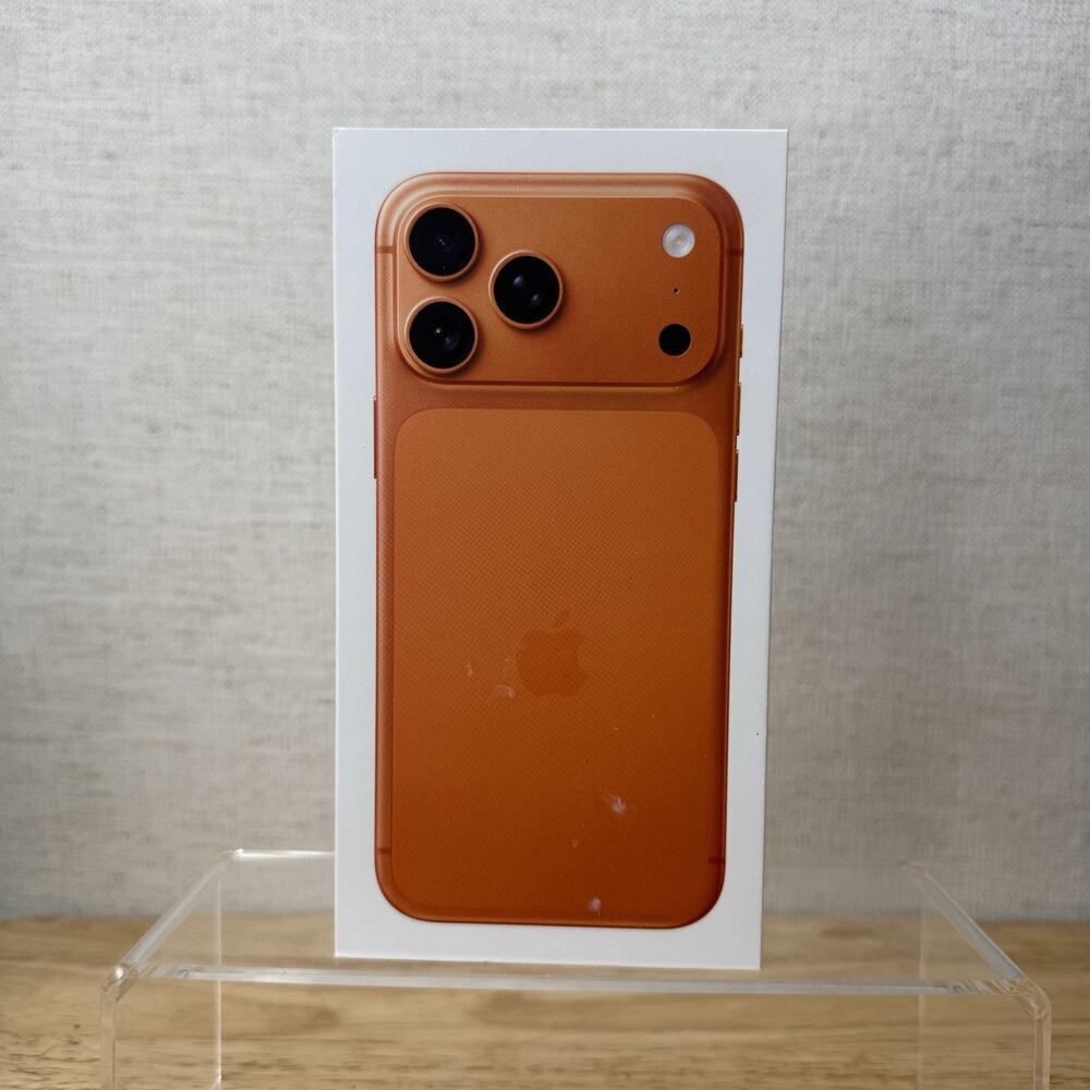 iPhone 17 Pro Max Cosmic Orange Empty Box Only Model A3257 256GB